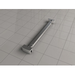 Wiesbaden Barre de stabilisation 45 degrés réversible chrome SW10431