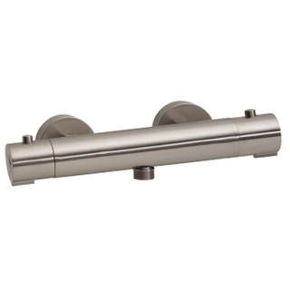 Xellanz Rio thermostatische douchemengkraan 12 cm geborsteld staal