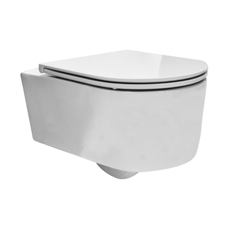 Xellanz Arco WC suspendu avec abattant Flatline blanc