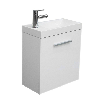 Xellanz Emma Meuble lave mains avec vasque 50x25x50cm blanc