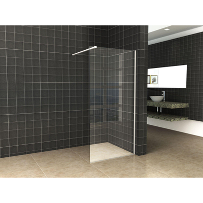 Wiesbaden Slim Profielset - met stabilisatiestang - 120cm - mat wit