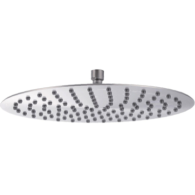 Wiesbaden Caral UFO Luxe douche principale ronde 300mm Ultra plat inox avec bras mural MODÈLE D'EXPOSITION