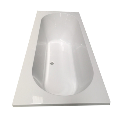 Xellanz Portus RD baignoire encastrée duo 180x80x49 cm acrylique brillant blanc