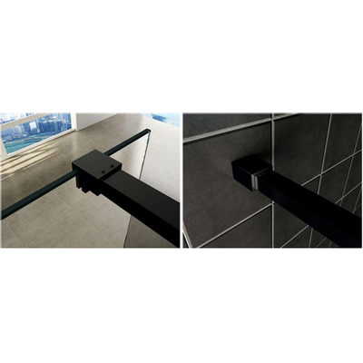 Wiesbaden Slim Barre de renfort 120cm noir mat