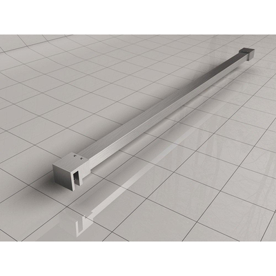 Wiesbaden Slim barre de stabilisation 120 cm acier brossé