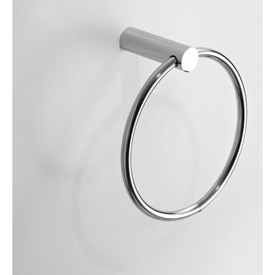 Wiesbaden Ida handdoekring chroom SHOWROOMMODEL