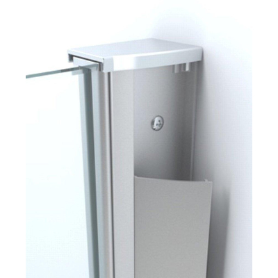 Wiesbaden chrome profil mural paroi de douche épaisseur 1cm L=200cm