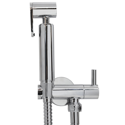 Xellanz Tivaro ensemble bidet avec douchette hygiénique et flexible de douche chrome