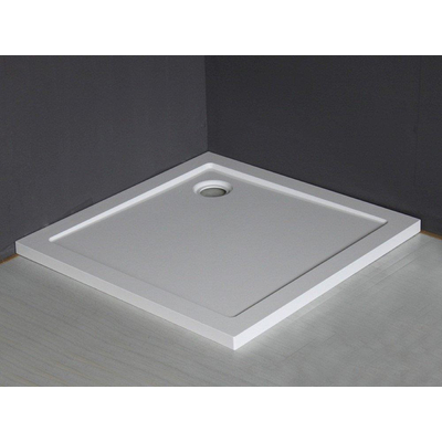 Xellanz luxe douchebak SMC vierkant 900x900x40 wit