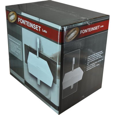 Wiesbaden Leto ensemble lavabo complet avec robinetterie incluant bonde et siphon