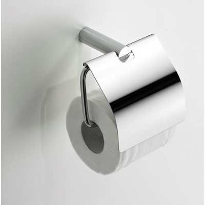 Wiesbaden Ida porte-rouleau de papier toilette avec couvercle chrome