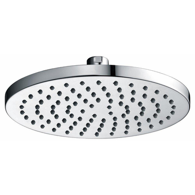 Wiesbaden UniMatch pomme de douche ronde 20 x 1,2 cm chrome