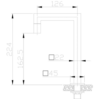 Xellanz Kappa fonteinkraan 1/2" chroom