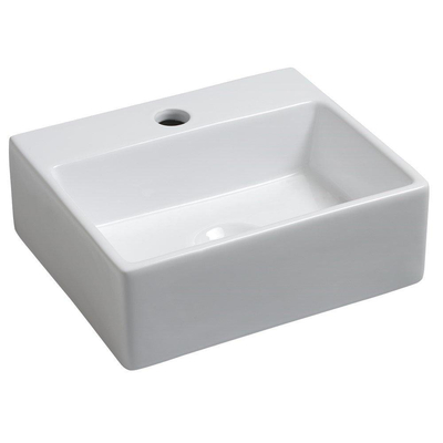 Wiesbaden Leto lavabo 33,5 x 29 x 11,5 cm céramique brillant blanc