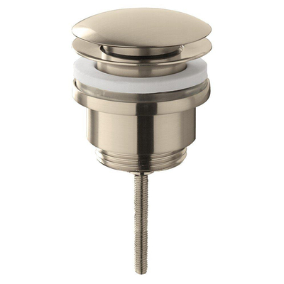 Wiesbaden UniMatch bonde d'évacuation clickwaste 5/4" acier brossé