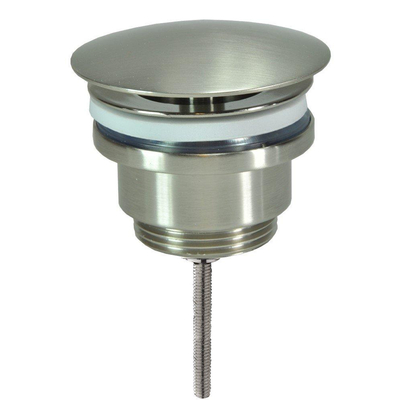 Wiesbaden UniMatch bonde d'évacuation ouverte 5/4'' acier brossé