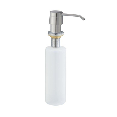 Xellanz Distributeur de savon acier brossé à encastrer avec bouteille plastique 250 ml