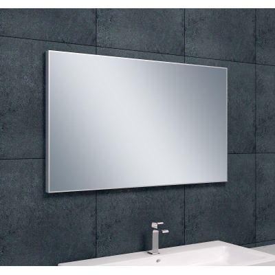 Xellanz Serra spiegel rechthoek met lijst 100 x 60 x 2,1 cm aluminium