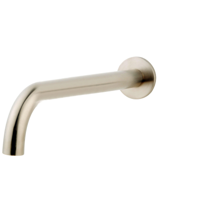 Wiesbaden Caral Bec de baignoire encastré rond 30 cm 1/2'' acier brossé PVD