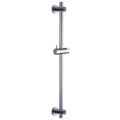 Wiesbaden UniMatch Barre coulissante avec raccord d'eau 76,5 cm chrome