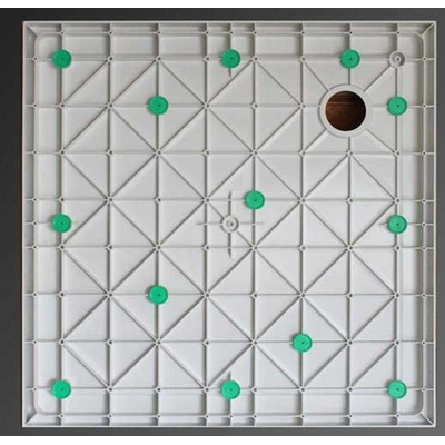 Xellanz luxe receveur de douche SMC carré 900x900x40 blanc