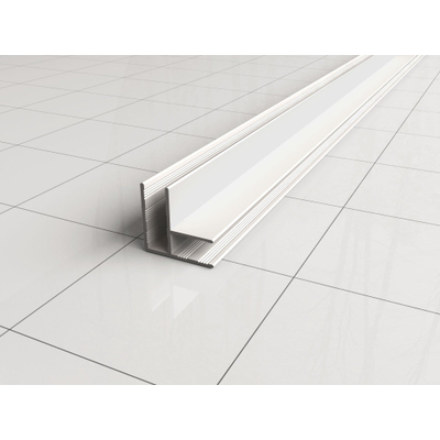 Wiesbaden Slim profil d'angle 2000 x 10 mm mat blanc