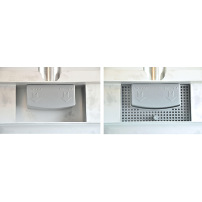 Wiesbaden Filtre à cheveux pour caniveau de douche plastique gris