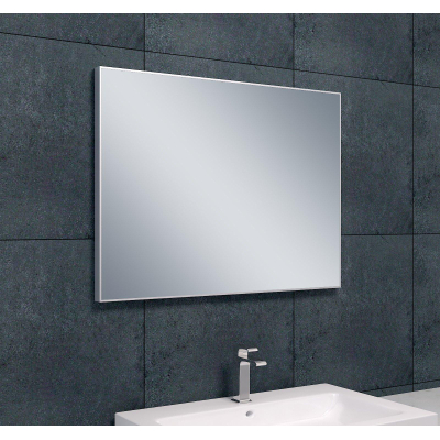 Xellanz Serra miroir rectangulaire avec cadre 80 x 60 x 2,1 cm aluminium
