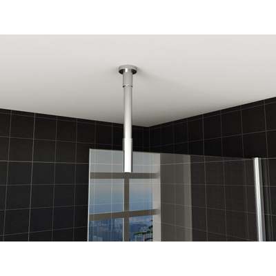 Wiesbaden barre de stabilisation plafond fixation ronde 100cm raccourcissable