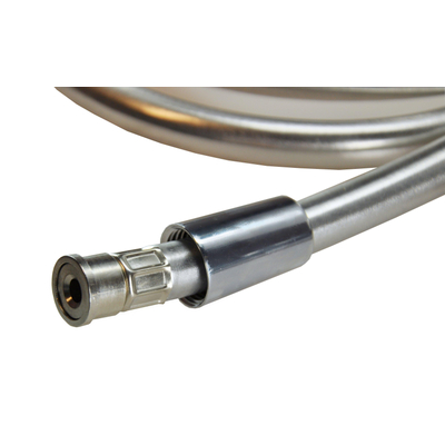 Wiesbaden UniMatch flexible de douche en plastique 150 cm aspect inox