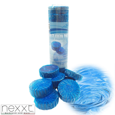 Nexxt Pure Blocs de toilette lot de 12 pièces bleu pour Geberit