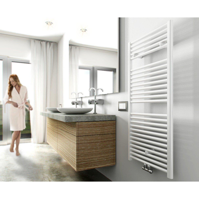 Wiesbaden Elara Radiateur décoratif - 118,5 x 60,0 cm - blanc brillant
