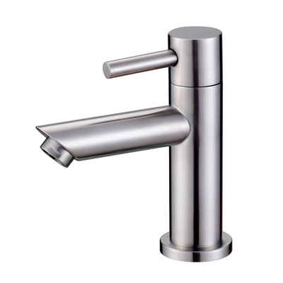 Wiesbaden Imola Robinet de lave-mains inox 304-Imola 1/2" avec bec droit