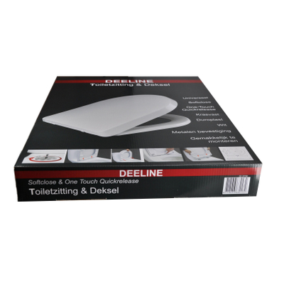 Xellanz Deeline abattant de toilettes softclose et quick release blanc brillant