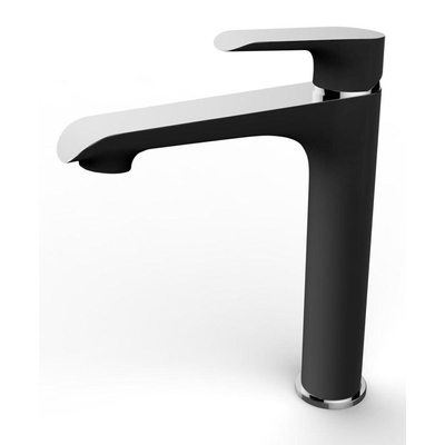 Xellanz Tarma mitigeur de lavabo haut noir/chrome