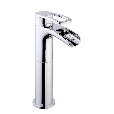 Xellanz Alegra mitigeur de lavabo cascade haut chrome