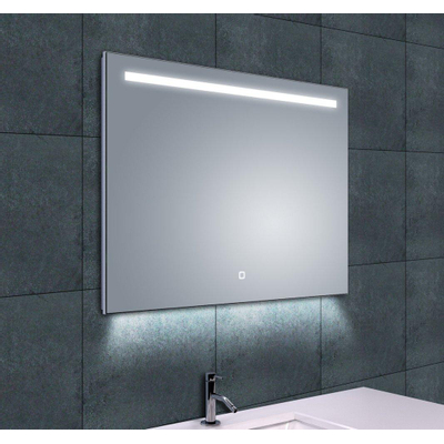 Wiesbaden Ambi Miroir antibuée avec LED à intensité variable 80x60cm