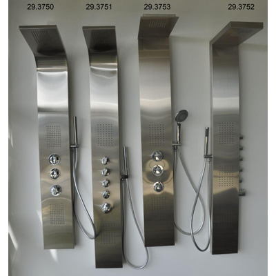 Xellanz Ontario Colonne de douche avec robinet thermostatique 150x22cm inox