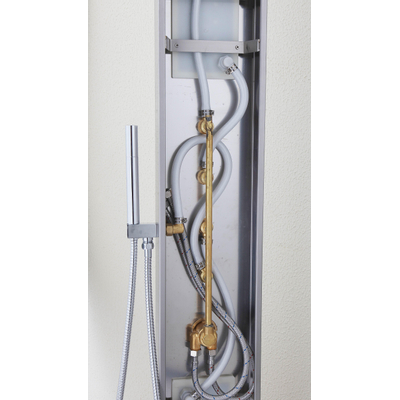 Xellanz Huron thermostatische douchekolom 165x20 cm RVS