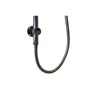 Wiesbaden UniMatch Barre coulissante avec raccord d'eau 76,5 cm chrome