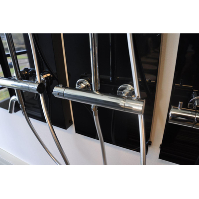 Xellanz Caralda Eco ensemble de douche pluie thermostatique apparent chrome