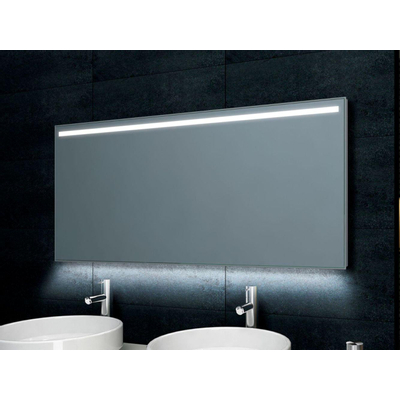 Wiesbaden Ambi one miroir rectangulaire avec LED, dimmable et chauffage de miroir 120 x 60 cm