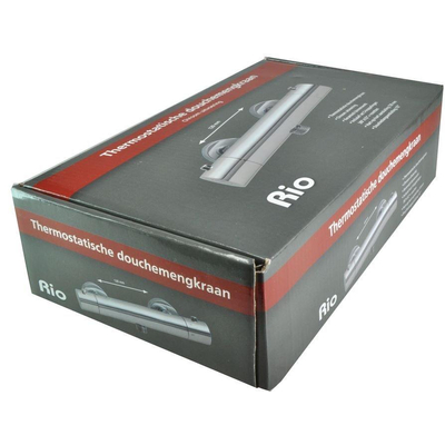 Xellanz Rio robinet de douche thermostatique 15 cm chrome