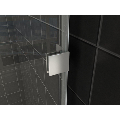 Wiesbaden Less inloopdouche 700 x 2000 x 8 mm nano helder glas/chroom