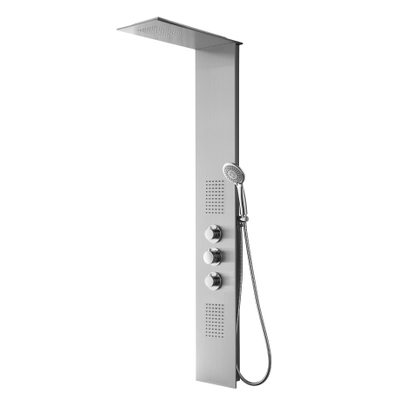Xellanz Ontario thermostatische douchekolom 150x22 cm RVS SHOWROOMMODEL