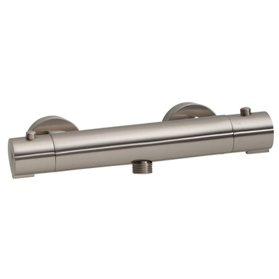 Wiesbaden Rio Mitigeur thermostatique douche acier 15cm brossé