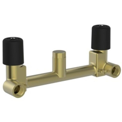 Xellanz Caral/Cross inbouwdeel wastafelmengkraan 2-knops