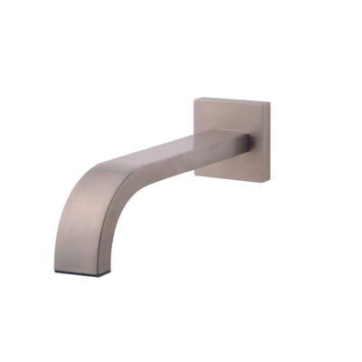 Xellanz Rombo baduitloop vierkant 25 cm 1/2'' geborsteld staal PVD