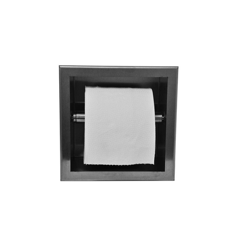 Xellanz Porte-papier toilette encastrable Inox SW295968