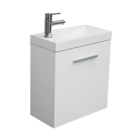 Xellanz Emma Meuble lave mains avec vasque 50x25x50cm blanc SW95796